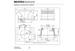 Radial-Dachventilator Gebhardt genovent RDA 31-3535-GD inkl. Revisions-Schalter, eingebaut