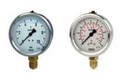 Wika - Druckmessgerät mit Rohrfeder, Flüssigkeitsfüllung, - Typ 213.53.063- MB 0….400 Bar 