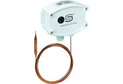 S+S FST-3D-HR | Mechanischer Frostschutzthermostat/ Frostwächter THERMASREG® FST mit schaltendem Ausgang, vollaktiver Fühlerrute, mit automatischer Rückschaltung oder mit mechanischer Verriegelung – mit Handrücksetzung, in Kapillarlängen von 0,6 m, 1,8 m,