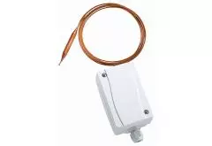 S+S FST-5D | Mechanischer Frostschutzthermostat/ Frostwächter THERMASREG® FST mit schaltendem Ausgang, vollaktiver Fühlerrute, mit automatischer Rückschaltung oder mit mechanischer Verriegelung – mit Handrücksetzung, in Kapillarlängen von 0,6 m, 1,8 m, 3 