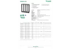 Camfil Kompaktfilter in 4V-Form - Opakfil® ES | ePM1 80% - F9 (Gruppe: Fein) | 592x287x292mm