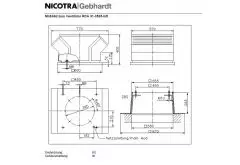 Radial-Dachventilator Gebhardt genovent RDA 31-3535-GD inkl. Revisions-Schalter, eingebaut