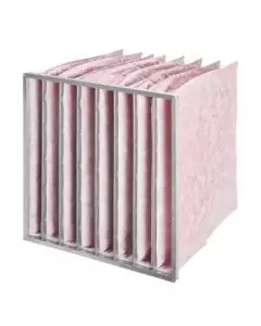 Taschenfilter 592x592x535 mm. 6 Taschen, Metallrahmen. Medium: Glasfaser, | ePM1 60% (F7)